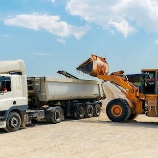 Loader and Truck